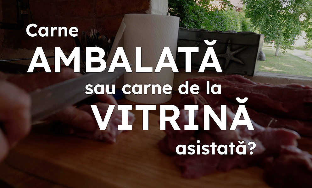 carnea de porc vitrina vs ambalata